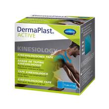 Abbildung: Dermaplast Active Kinesiology Tape 5 cmx5 m blau 1 St PZN 12903032 