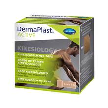 Abbildung: Dermaplast Active Kinesiology Tape 5 cmx5 m beige 1 St PZN 12903055 