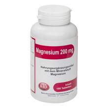 Abbildung: Magnesium 200 mg Berco Tabletten 100 St, Tabletten PZN 12903919 