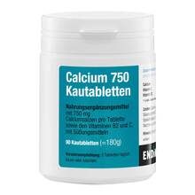 Abbildung: Calcium 750 Kautabletten 90 St, Kautabletten PZN 12909187 