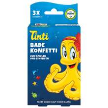 Abbildung: Tinti Badekonfetti 3er Pack Displayschale 3X6 g, Bad PZN 13170169 