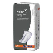 Abbildung: KOLIBRI comfort premium men active 2 Einlagen Mann 14 St, Beutel PZN 13170353 