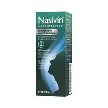 Abbildung: Nasivin Nasentropfen Erwachsene und Schulkinder 10 ml, Nasentropfen PZN 13246079 