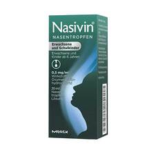 Abbildung: Nasivin Nasentropfen Erwachsene und Schulkinder 20 ml, Nasentropfen PZN 13246085 