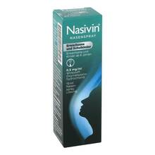 Abbildung: Nasivin Nasenspray Erwachsene und Schulkinder 10 ml, Nasenspray PZN 13246091 