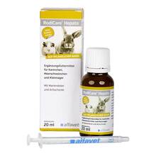 Abbildung: Rodicare Hepato flü.für Kanin. / Kleinnager/Meerschwarz  20 ml, Flüssigkeit PZN 13360728 