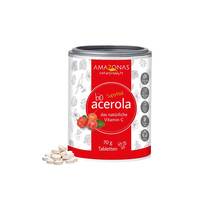 Abbildung: Acerola 100% Bio natürliches Vitamin C Lutschtabletten 70 g, Lutschtabletten PZN 13365565 