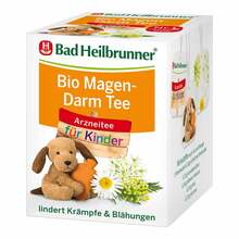 Abbildung: Bad Heilbrunner Bio Magen-Darm Tee für Kinder Fbeutel  8X1.8 g, Filterbeutel PZN 13416280 