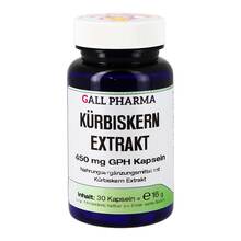 Abbildung: Kürbiskern Extrakt 450 mg Gph Kapseln 30 St, Kapseln PZN 13425787 