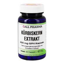 Abbildung: Kürbiskern Extrakt 450 mg Gph Kapseln 60 St, Kapseln PZN 13425793 