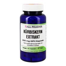 Abbildung: Kürbiskern Extrakt 450 mg Gph Kapseln 90 St, Kapseln PZN 13425801 