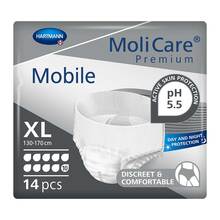 Abbildung: Molicare Premium Mobile 10 Tropfen Größe XL 14 St PZN 13476997 
