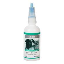 Abbildung: Epibac basischer Ohrreiniger Lösung für Hunde / Katzen 100 ml, Lösung PZN 13501011 