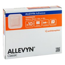 Abbildung: ALLEVYN Adhesive 10x10 cm haftende Wundauflage 10 St, Verband PZN 13504914 