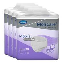 Abbildung: Molicare Premium Mobile 8 Tropfen Größe XL 4X14 St PZN 13506540 