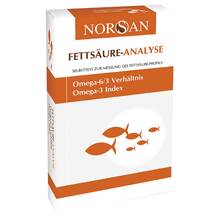 Abbildung: Norsan Fettsäure-Analyse Selbsttest 1 St, Test PZN 13512724 