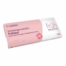 Abbildung: Cyclotest Schwangerschafts-Frühtest 10 Mlu / ml Urin 1 St, Test PZN 13513014 