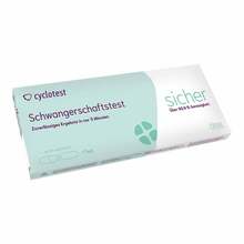 Abbildung: Cyclotest Schwangerschaftstest 25 Mlu / ml Urin 1 St, Test PZN 13513020 