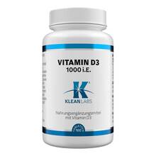 Abbildung: Vitamin D 1000 I.E. Klean Labs Tabletten 100 St, Tabletten PZN 13517638 