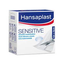 Abbildung: Hansaplast Sensitive Pflaster 6 cmx5 m Rolle 1 St, Pflaster PZN 13576670 