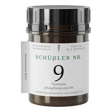 Abbildung: SCHÜSSLER NR.9 Natrium phosphoricum D 6 Tabletten 200 St, Tabletten PZN 13576859 