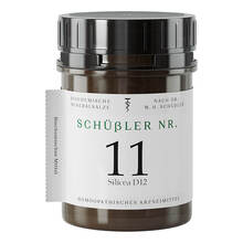 Abbildung: SCHÜSSLER NR.11 Silicea D 12 Tabletten 200 St, Tabletten PZN 13576871 
