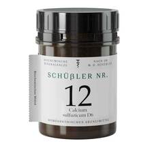 Abbildung: SCHÜSSLER NR.12 Calcium sulfuricum D 6 Tabletten 200 St, Tabletten PZN 13576888 