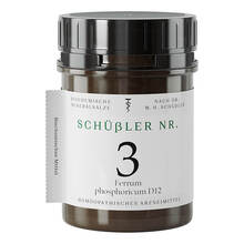 Abbildung: SCHÜSSLER NR.3 Ferrum phosphoricum D 12 Tabletten 200 St, Tabletten PZN 13576894 