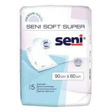 Abbildung: SENI Soft Super Bettschutzunterlage 60x90 cm 5 St PZN 13598424 