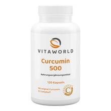 Abbildung: Curcumin 500 Kapseln 120 St, Kapseln PZN 13655949 