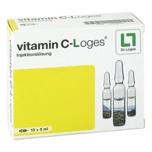 Abbildung: Vitamin C-Loges Injektionslösung 10X5 ml, Injektionslösung PZN 13699651 