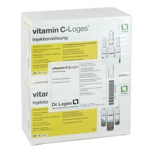 Abbildung: Vitamin C-Loges Injektionslösung 100X5 ml, Injektionslösung PZN 13699668 