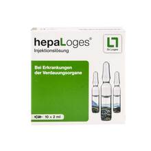 Abbildung: Hepaloges Injektionslösung Ampulle  10X2 ml, Injektionslösung PZN 13703890 