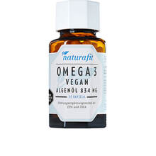 Abbildung: Naturafit Omega-3 vegan Algenöl 834 mg Kapseln 45 St, Kapseln PZN 13704777 