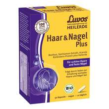 Abbildung: Luvos Heilerde Bio Haar & Nagel Plus Kapseln 30 St, Kapseln PZN 13723177 