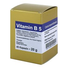 Abbildung: Vitamin B5 Kapseln 45 St, Kapseln PZN 13724053 