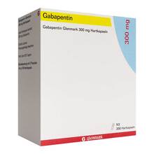 Abbildung: Gabapentin Glenmark 300 mg Hartkapseln 200 St, Hartkapseln PZN 13753876