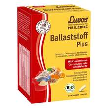 Abbildung: Luvos Heilerde Bio Ballaststoff Plus Kapseln 60 St, Kapseln PZN 13780778 