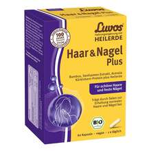 Abbildung: Luvos Heilerde Bio Haar & Nagel Plus Kapseln 60 St, Kapseln PZN 13780809 