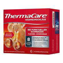 Abbildung: Thermacare bei punktuellen Schmerzen Wärmeauflagen 6 St PZN 13784693 