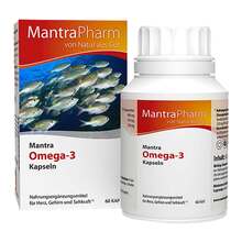 Abbildung: MANTRA Fischöl Omega-3 Kapseln 60 St, Kapseln PZN 13785617 