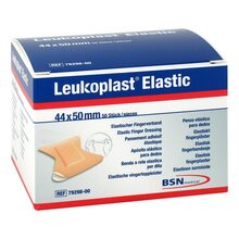 Abbildung: LEUKOPLAST Elastic Fingerkuppenpflaster 44x50 mm 50 St, Pflaster PZN 13838236 