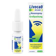 Abbildung: Livocab direkt Nasenspray 10 ml, Nasenspray PZN 13839164 