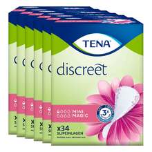 Abbildung: TENA DISCREET Inkontinenz Slipeinl.mini magic 6X34 St PZN 13857162 