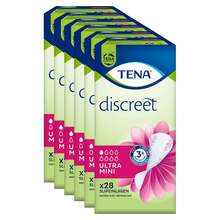 Abbildung: Tena Discreet Inkontinenz Slipeinl.ultra mini 10X28 St PZN 13857185 
