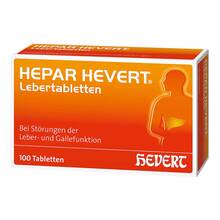 Abbildung: Hepar Hevert Lebertabletten 100 St, Tabletten PZN 13863263 