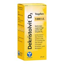 Abbildung: Dekristolvit D3 1000 I.E. Tropfen 25 ml, Tropfen PZN 13867114 