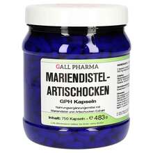 Abbildung: Mariendistel Artischocken Gph Kapseln 750 St, Kapseln PZN 13894648 