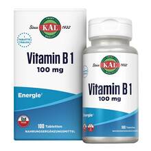 Abbildung: Vitamin B1 Thiamin 100 mg Kal Tabletten 100 St, Tabletten PZN 13895079 