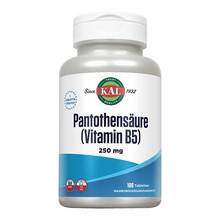 Abbildung: Pantothensäure Vitamin B5 250 mg Kal Tabletten 100 St, Tabletten PZN 13895139 
